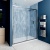 Delphi Calibre Brushed Pewter 6mm Sliding Shower Door 1700mm Wide | Thumbnail Image