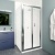 Delphi Calibre Chrome 4mm Square Bi-Fold Door Shower Enclosure (1900mm High) | Thumbnail Image
