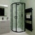 Delphi Calibre Matt Black 6mm 2-Door Quadrant Shower Enclosure 800mm x 800mm | Thumbnail Image