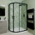 Delphi Calibre Matt Black 6mm Offset Quadrant Shower Enclosure | Thumbnail Image