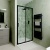 Delphi Calibre Matt Black 6mm Sliding Shower Door 1000mm Wide | Thumbnail Image
