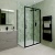 Delphi Calibre Matt Black 6mm Sliding Door Shower Enclosure 1100mm x 800mm | Thumbnail Image