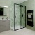 Delphi Calibre Matt Black 6mm Rectangular Sliding Door Shower Enclosure (1900mm High) | Thumbnail Image