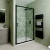 Delphi Calibre Matt Black 6mm Sliding Shower Door 1200mm Wide | Thumbnail Image