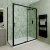 Delphi Calibre Matt Black 6mm Sliding Shower Door 1600mm Wide | Thumbnail Image