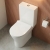 Delphi Capri Rimless Extended Height Close Coupled Toilet (inc Soft Close Slim Seat) | Thumbnail Image