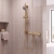 Delphi Cara Round Brushed Brass Bar Mixer Shower Set with Slide Rail Kit | Thumbnail Image
