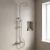 Delphi Cara Round Chrome Bar Mixer Shower Set with Fixed Head and Handset | Thumbnail Image