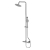 Delphi Cara Round Chrome Bar Mixer Shower Set with Fixed Head and Handset | Thumbnail Image