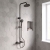 Delphi Cara Round Matt Black Bar Mixer Shower Set with Fixed Head and Handset | Thumbnail Image