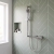 Delphi Cara Square Chrome Bar Mixer Shower Set with Slide Rail Kit | Thumbnail Image