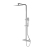 Delphi Cara Square Chrome Bar Mixer Shower Set with Fixed Head and Handset | Thumbnail Image