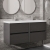 Delphi Cassidy 1200mm 4-Drawer Wall Hung Vanity Unit (inc Basin) | Thumbnail Image