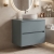Delphi Cassidy 600mm 2-Drawer Wall Hung Countertop Vanity Unit | Thumbnail Image