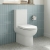 Delphi Cavalier Rimless Closed Back Close Coupled Toilet (inc Soft Close Seat) | Thumbnail Image