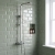 Delphi Chilton Thermostatic Bar Mixer Shower with Shower Kit + Fixed Shower Head - Chrome | Thumbnail Image