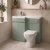 Delphi City 1000mm 2-Door L-Shaped Toilet and Basin Bathroom Furniture Combination Unit | Thumbnail Image