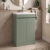Delphi City 600mm 2-Door Floor Standing Vanity Unit (inc Basin) | Thumbnail Image