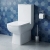 Delphi Colt Rimless Closed Back Close Coupled Toilet (inc Soft Close Seat) | Thumbnail Image