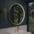 Delphi Compass Brushed Brass Inset Framed LED Touch Sensor Bathroom Mirror 800mm x 800mm | Thumbnail Image
