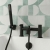 Delphi Corinthian Matt Black Bath Shower Mixer Tap with Kit | Thumbnail Image