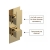 Delphi Edge Brushed Brass Dual Concealed Shower Set with Handset and Bracket | Thumbnail Image