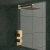 Delphi Edge Brushed Brass Dual Concealed Shower Set with Fixed Head | Thumbnail Image