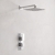 Delphi Edge Chrome Dual Concealed Shower Set with Fixed Head | Thumbnail Image