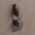 Delphi Edge Brushed Pewter Dual Concealed Shower Set with Handset and Bracket | Thumbnail Image