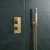 Delphi Edge Brushed Brass Dual Concealed Shower Set with Handset and Bracket | Thumbnail Image