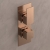 Delphi Edge Brushed Bronze Dual Concealed Shower Set with Fixed Head | Thumbnail Image