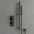 Delphi Edge Matt Black Dual Concealed Shower Set with Slide Rail Kit | Thumbnail Image