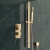 Delphi Edge Brushed Brass Dual Concealed Shower Set with Slide Rail Kit | Thumbnail Image