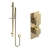 Delphi Edge Brushed Brass Dual Concealed Shower Set with Slide Rail Kit | Thumbnail Image