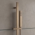 Delphi Edge Brushed Bronze Dual Concealed Shower Set with Slide Rail Kit | Thumbnail Image
