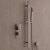 Delphi Edge Brushed Pewter Dual Concealed Shower Set with Slide Rail Kit | Thumbnail Image
