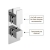 Delphi Edge Chrome Dual Concealed Shower Set with Fixed Head and Handset | Thumbnail Image