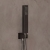 Delphi Edge Black Triple Concealed Shower Set with Fixed Head and Handset | Thumbnail Image