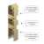 Delphi Edge Brushed Brass Triple Concealed Shower Set with Fixed Head and Handset | Thumbnail Image