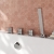 Delphi Edge Chrome 4-Hole Pillar Mounted Bath Shower Mixer Tap | Thumbnail Image