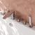 Delphi Edge Chrome 5-Hole Pillar Mounted Bath Shower Mixer Tap | Thumbnail Image