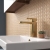 Delphi Edge Brushed Brass Mono Basin Mixer Tap (inc Press Top Waste) | Thumbnail Image