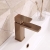 Delphi Edge Brushed Bronze Mono Basin Mixer Tap (inc Press Top Waste) | Thumbnail Image