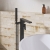 Delphi Edge Matt Black Freestanding Bath Shower Mixer Tap (inc Kit) | Thumbnail Image