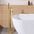 Delphi Edge Brushed Brass Freestanding Bath Shower Mixer Tap (inc Kit) | Thumbnail Image