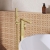 Delphi Edge Brushed Brass Freestanding Bath Shower Mixer Tap (inc Kit) | Thumbnail Image