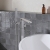 Delphi Edge Brushed Pewter Freestanding Bath Shower Mixer Tap (inc Kit) | Thumbnail Image