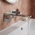 Delphi Edge Chrome 3-Hole Wall Mounted Basin Mixer Tap (inc Backplate) | Thumbnail Image