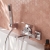 Delphi Edge Chrome Wall Mounted Bath Shower Mixer Tap (inc Kit) | Thumbnail Image