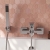Delphi Edge Chrome Wall Mounted Bath Shower Mixer Tap (inc Kit) | Thumbnail Image